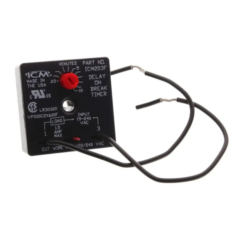 Delay-On-Break Timer - 6" Wire Leads 1