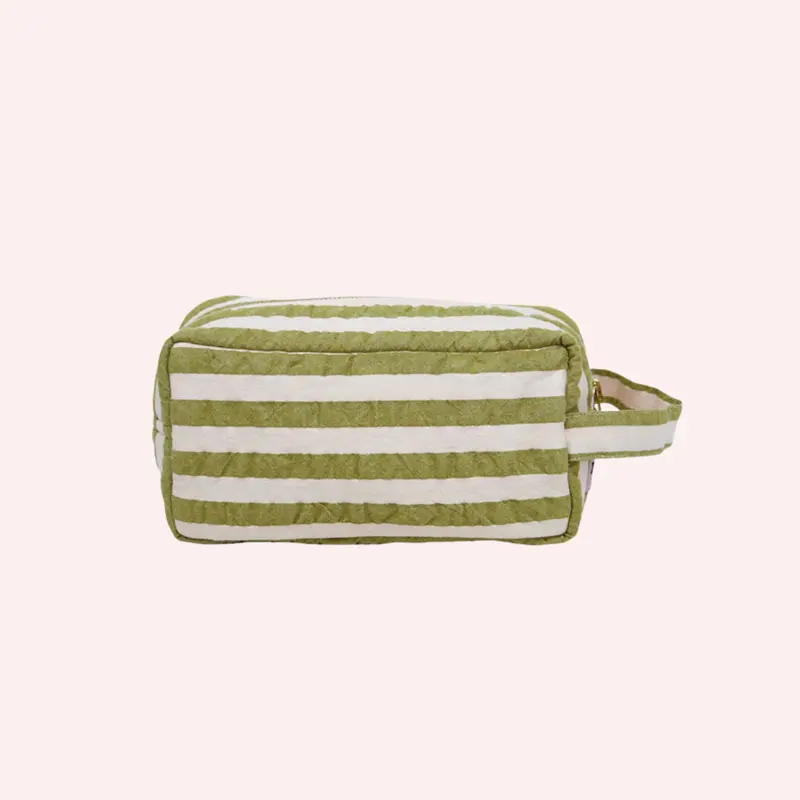 Dopp Kit - Pistachio Seersucker 1