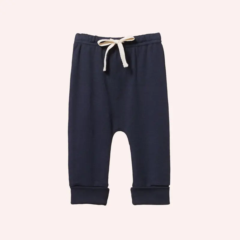 Drawstring Pants - Navy 1