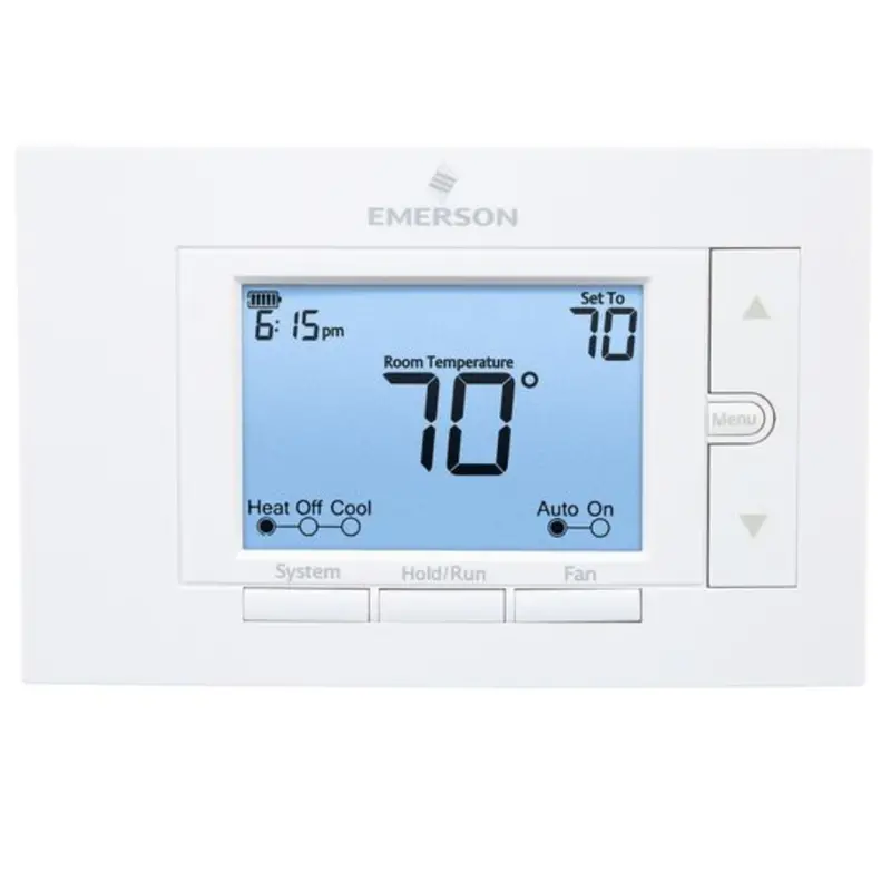 Dual Stage 5" Display Conventional 7-Day Programmable Thermostat 2 Heat/2 Cool 1