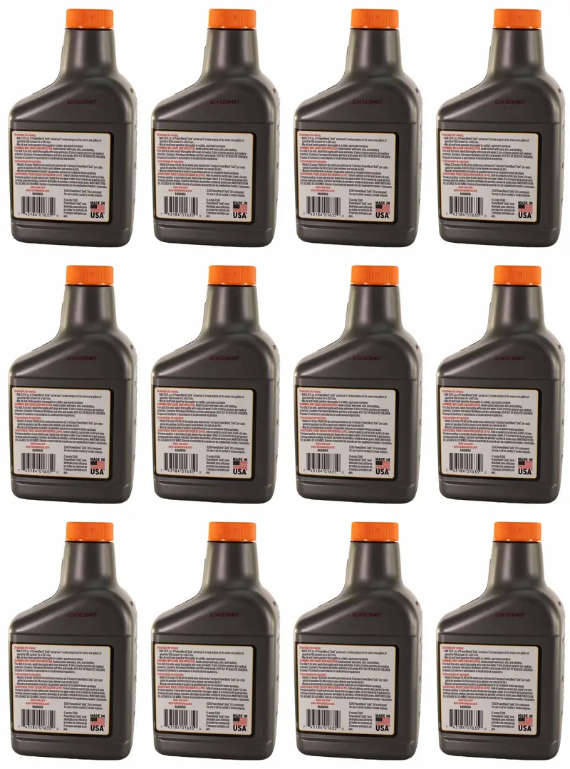 Echo Original Equipment 12-Pack Power Blend Gold Oil Mix 50:1 (12.8 Fl Oz Bottle) - 6450005 1