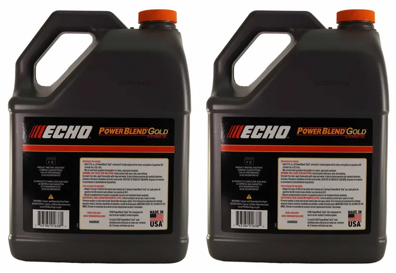 Echo Original Equipment 2-Pack Power Blend Gold Oil Mix 50:1 (1 Gallon Bottle) - 6450050 1