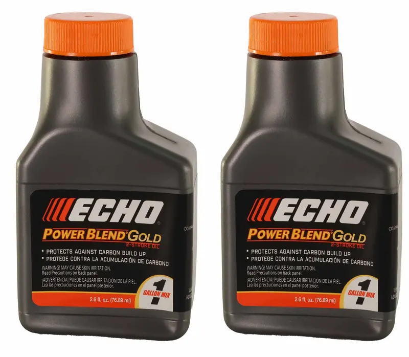 Echo Original Equipment 2-Pack Power Blend Gold Oil Mix 50:1 (2.6 Fl Oz Bottles) - 6450001 1