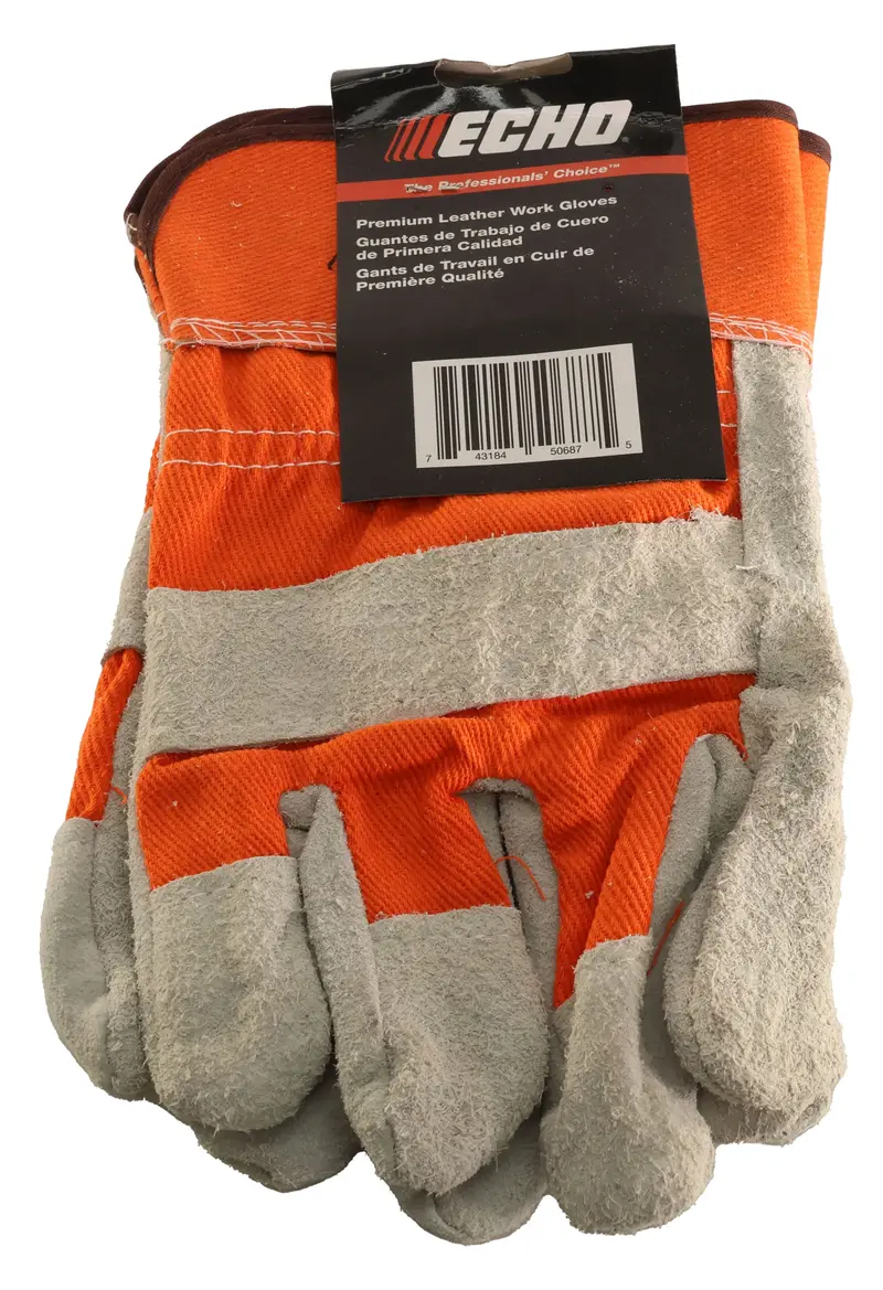 Echo Original Equipment Premium Leather Work Gloves - 103942074 1
