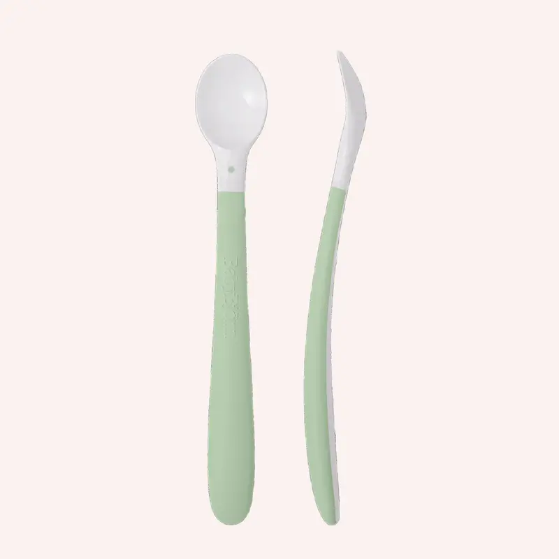 Feeding Spoon (2 Pack) - Powder Green 1