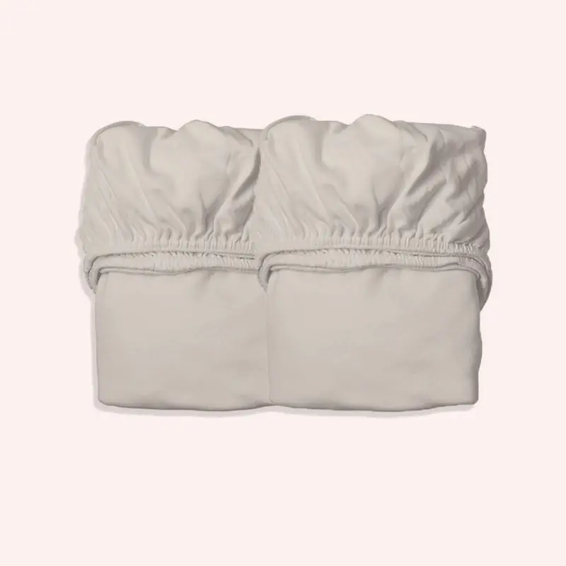 Fitted Cot Sheet Duo Pack - Cappuccino 1