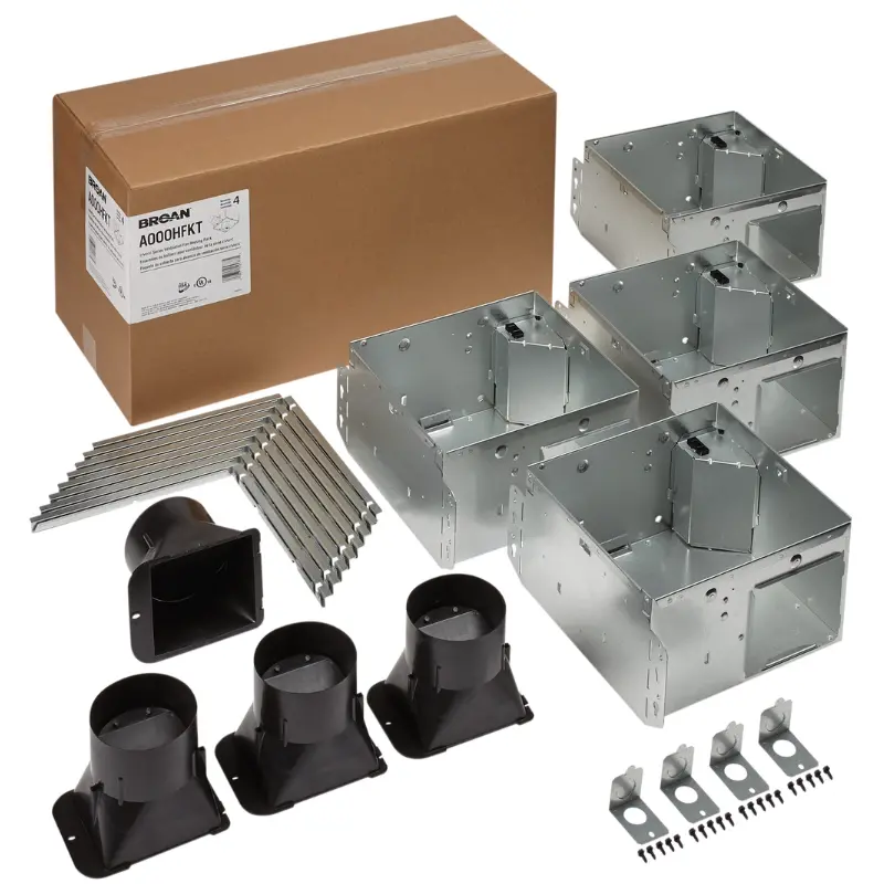 Flex™ Series Ventilation Fan Housing Pack With Flange Kit 1