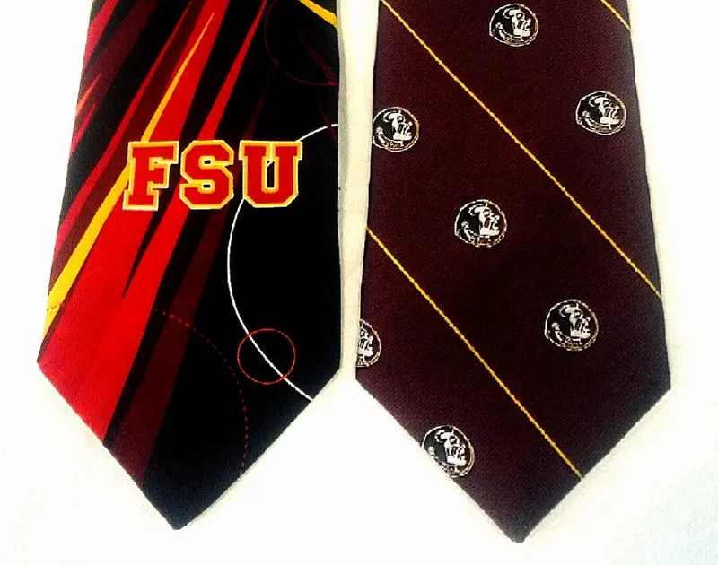 Florida State Seminoles- College Logo Novelty Silk Ties 1
