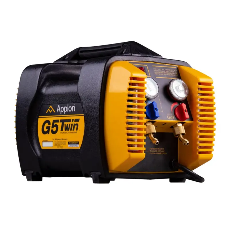 G5twin - Refrigerant Recovery Machine With Automatic Liquid And Vapor Recovery - A2l Compatible 1