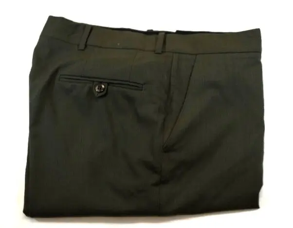 Gala Slacks Of Canada- Dark Green Wool Dress Trousers- Size 36X30 1