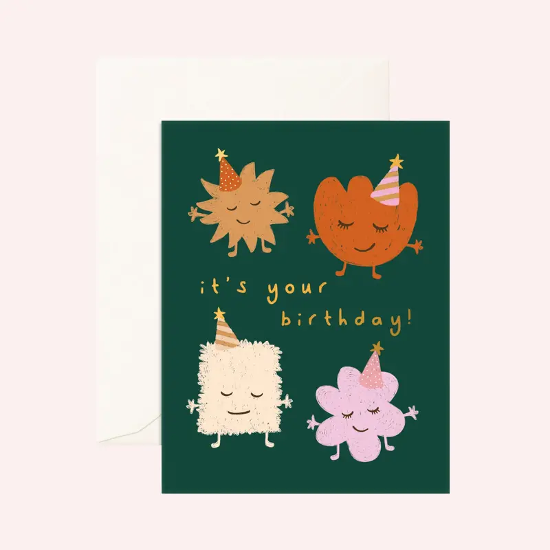 Greeting Card - Four Little Monsters 1