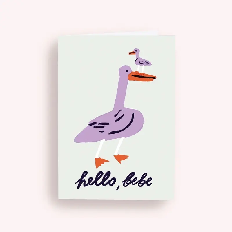 Greeting Card - Hello, Bebe 1
