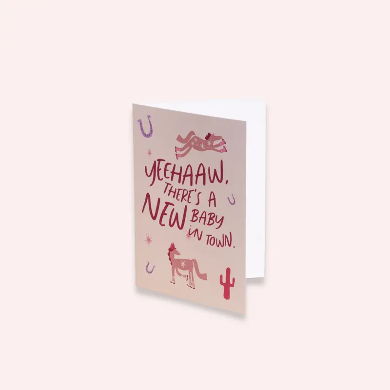 Greeting Card - Yeehaw 1