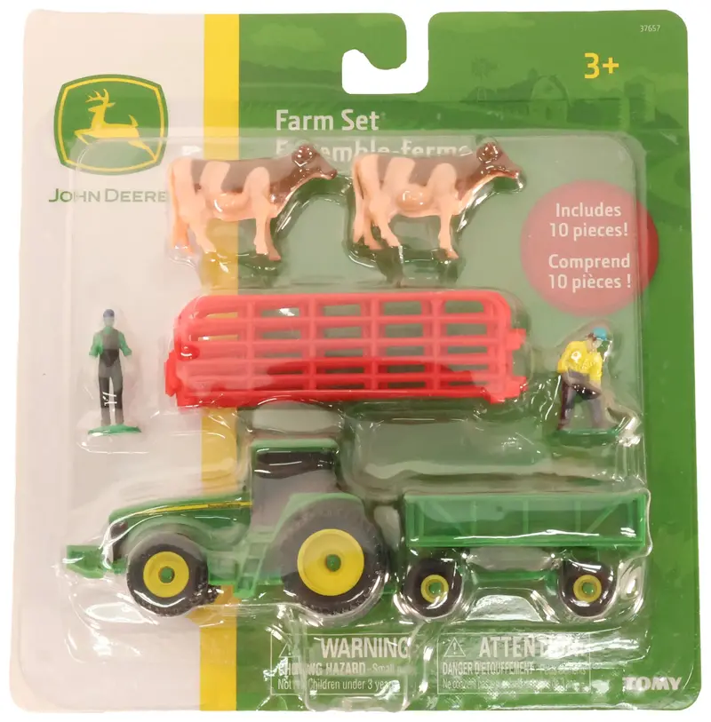 John Deere 10-Piece Farm Set Asst - Tbek37657 1