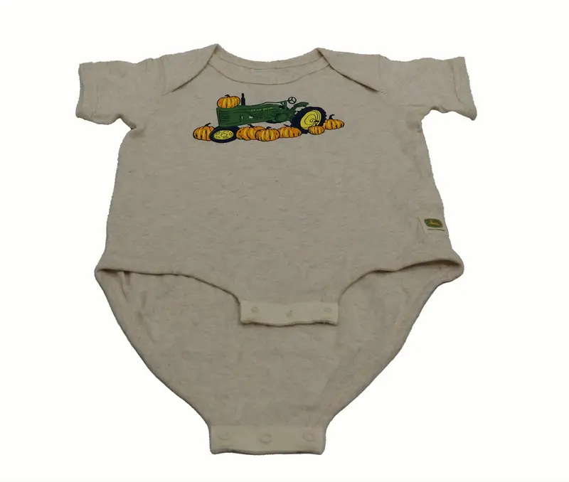 John Deere (18 Months) Pumpkin Tractor Bodysuit - Lp84945 1