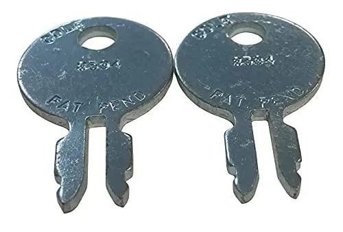 John Deere (2-Pack) Original Equipment Ignition Switch Key - A4700r,2 1