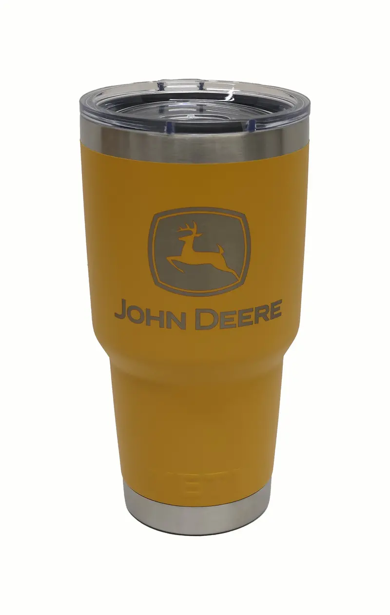 John Deere 30 Oz Yeti  Construction Yellow Tumbler - Lp84485 1