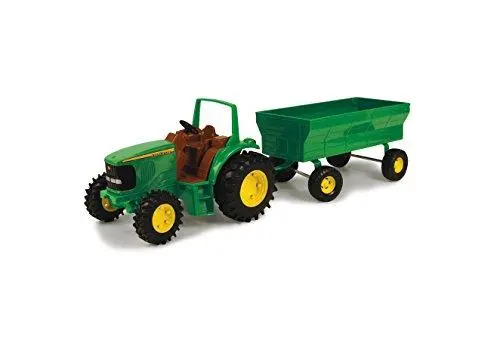 John Deere 8" Tractor With Wagon Set - Tbek37163 1