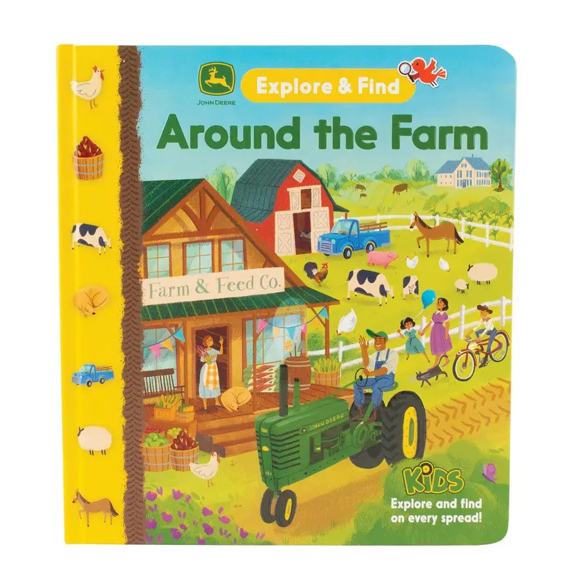 John Deere Around The Farm Explore & Find Book - Lp75837 1