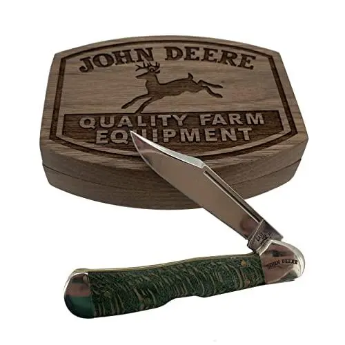 John Deere Green Sycamore Wood Mini-Copper Lock - Lp70675 1