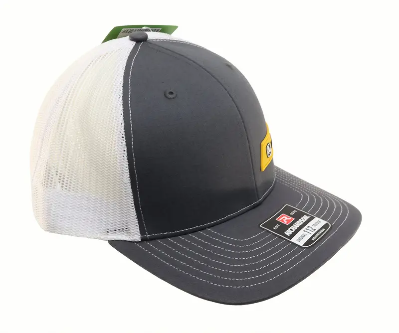 John Deere Mens Richardson Charcoal/White Hat/Cap - Lp86072 1