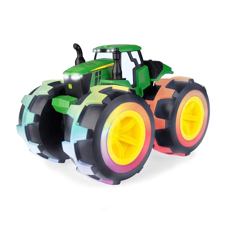 John Deere Monster Treads Deluxe Lightning Wheels Toy Tractor - Lp68154 1