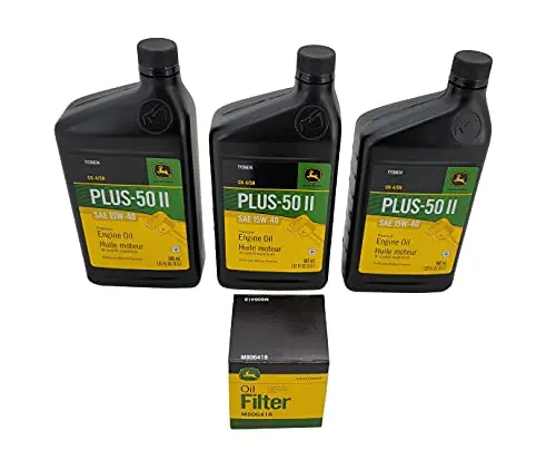 John Deere Original Equipment 1023E/1025R/1026R Oil Change Kit - Ty26674a 1