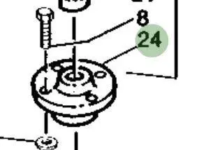 John Deere Original Equipment Hub - Am103522 1