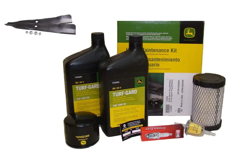 John Deere Original Equipment Model E100 Maintenance Kit + Highlift Blades 1