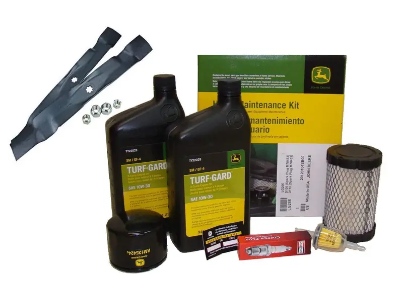 John Deere Original Equipment Model E100 Maintenance Kit + Standard Blades 1