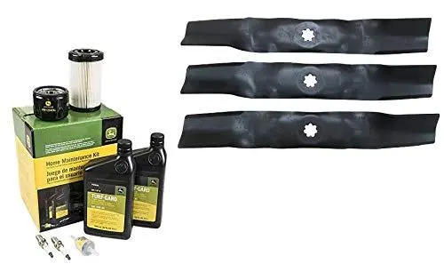 John Deere Original Equipment Model E140 Maintenance Kit + Highlift Blades 1