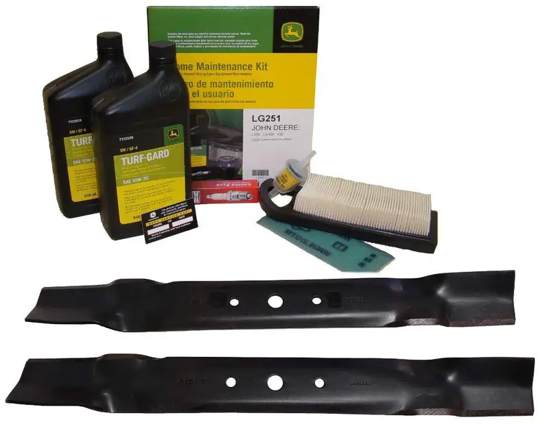 John Deere Original Equipment Model L100 Maintenance Kit + Highlift Blades 1