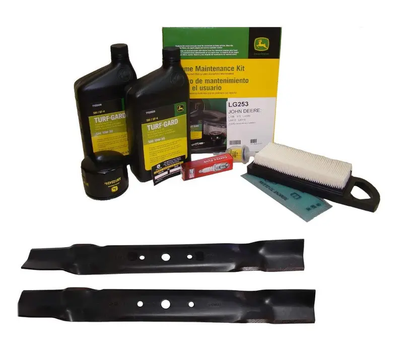 John Deere Original Equipment Model L108 Maintenance Kit + Highlift Blades 1