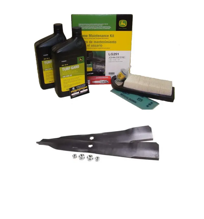 John Deere Original Equipment Model La100 Maintenance Kit + Highlift Blades 1