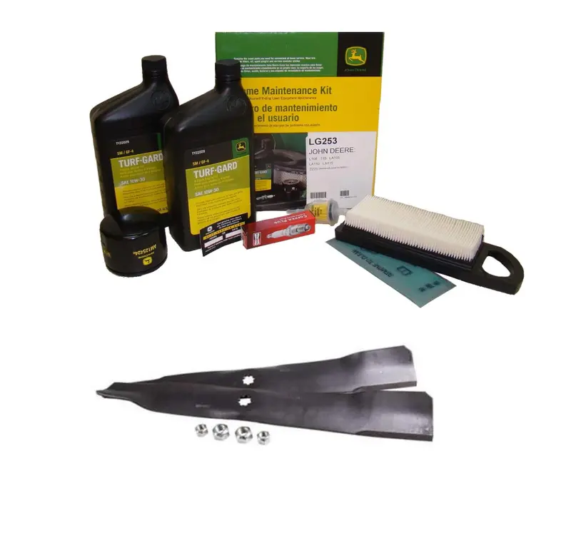 John Deere Original Equipment Model La115 Maintenance Kit + Highlift Blades 1