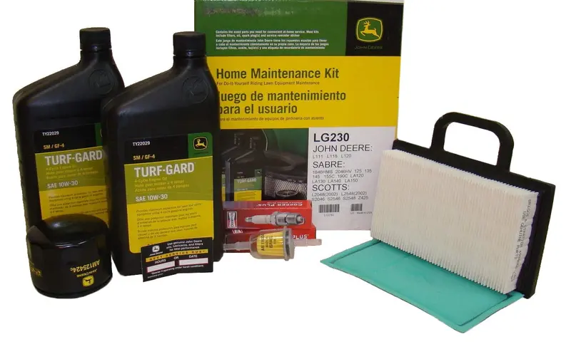 John Deere Original Equipment Model La120 Maintenance Kit + Standard Blades 1