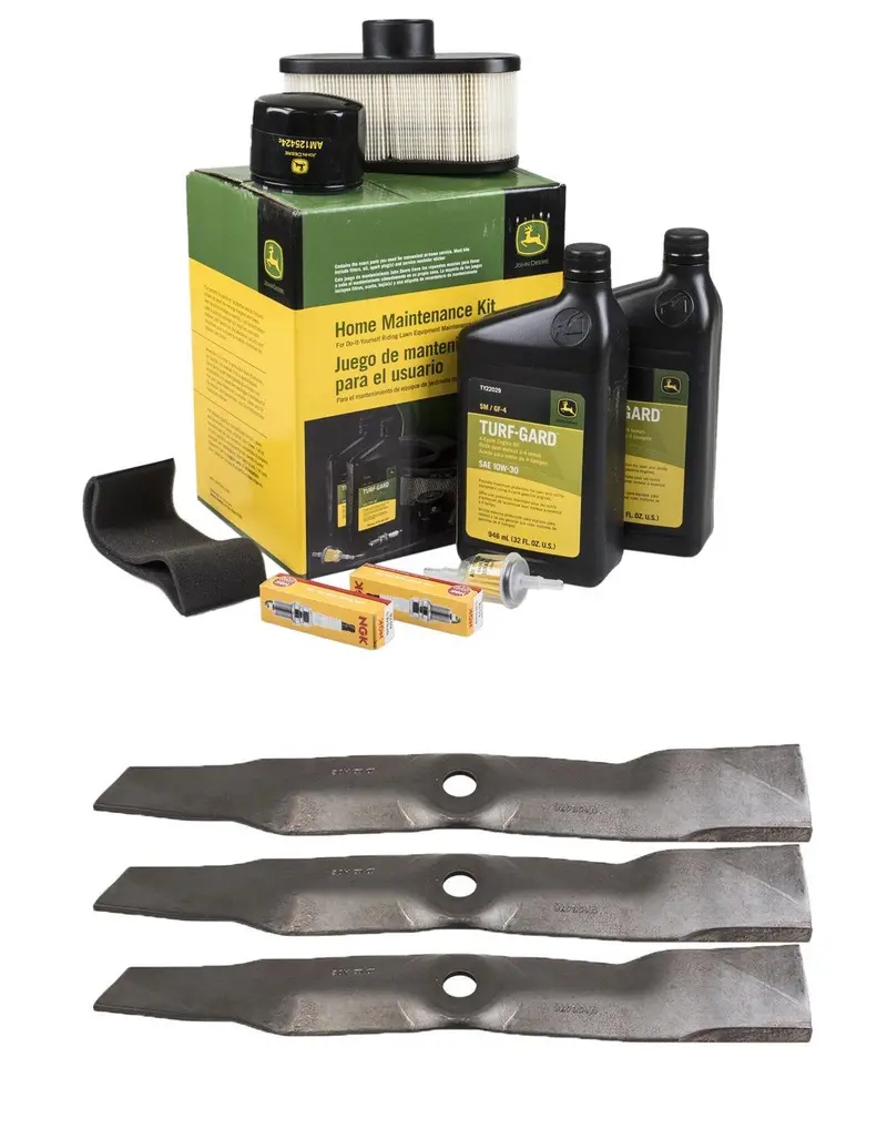John Deere Original Equipment Model X300 Maintenance Kit + Standard Blades 1
