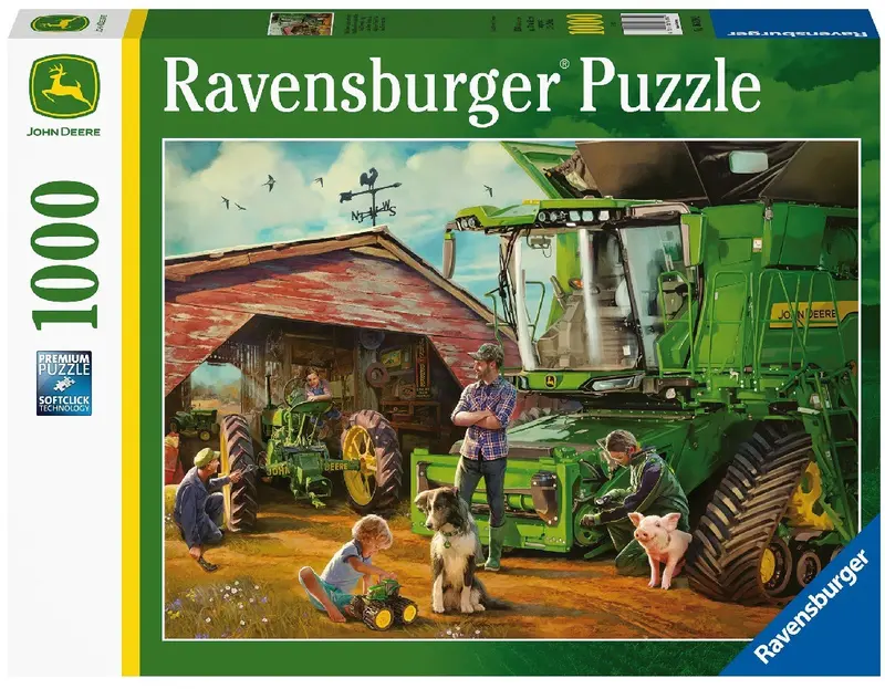 John Deere Then & Now 1000 Piece Puzzle - Lp80751 1