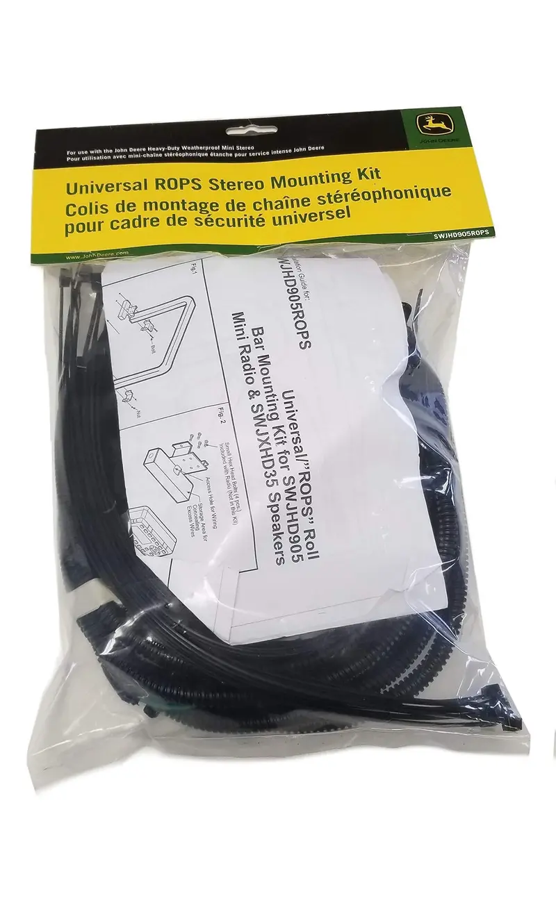John Deere Universal Rops Stereo Mounting Kit - Swjhd905rops 1