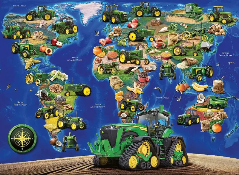 John Deere World 300 Piece Puzzle - Lp80733 1