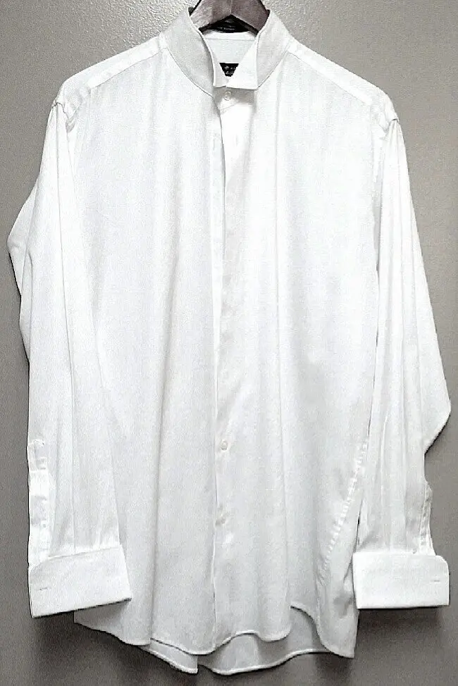 Joseph Abboud 'Black Label'- White Mercerized Cotton Formal Shirt- Size (16.5X34/35) 1