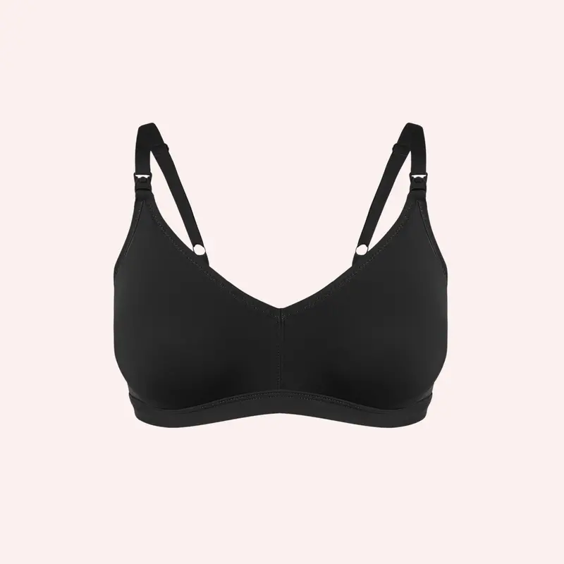 Maternity Comfort Bralette - Licorice 1