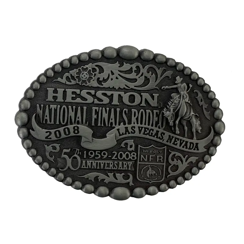 Montana Silversmith 2008 National Finals Rodeo Youth Belt Buckle - Sm08 1