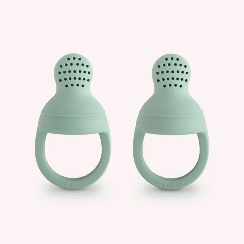 Mushie Fresh Food Feeder - Cambridge Blue 2Pk 1