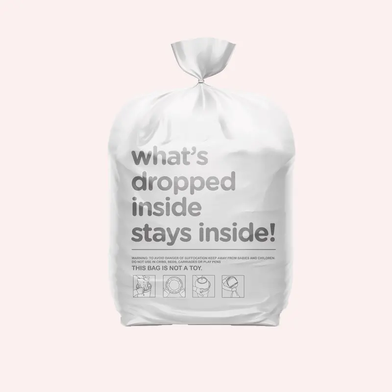 Nappy Bin Bag Rolls 3 X 15 Bags 1