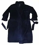 New- Izod Sleepwear- Blue Luxury Fleece Robe- One Size 1