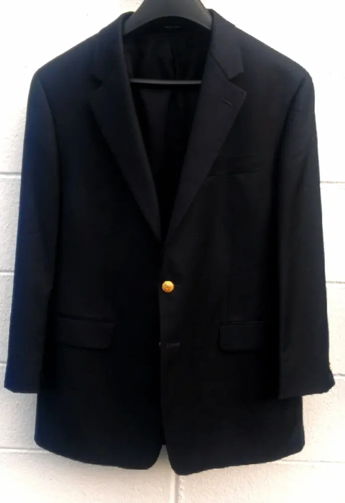 New- Lauren- Ralph Lauren 2B Navy Serge Blazer- Size 42R 1