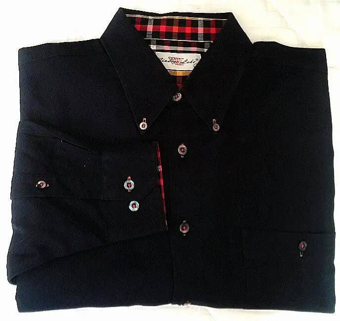 New- Windsor Lake-Blue 100% Cotton Twill, Bd Fashion Shirt- Size L 1