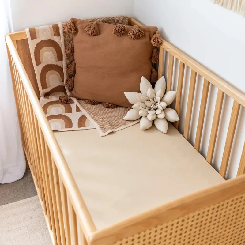 Organic Cot Sheet - Oat 1