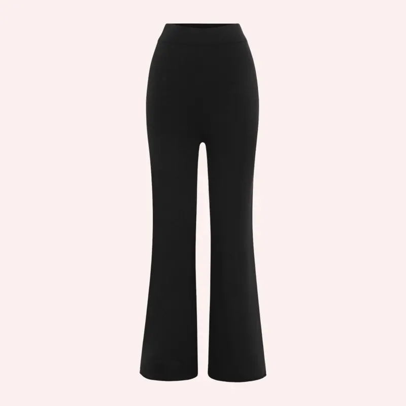Organic Cotton Knit Pant Black 1